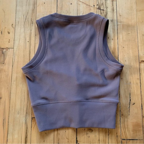 Move Theology Cropped Tank Small Taupe Ribbed - Picture 5 of 5